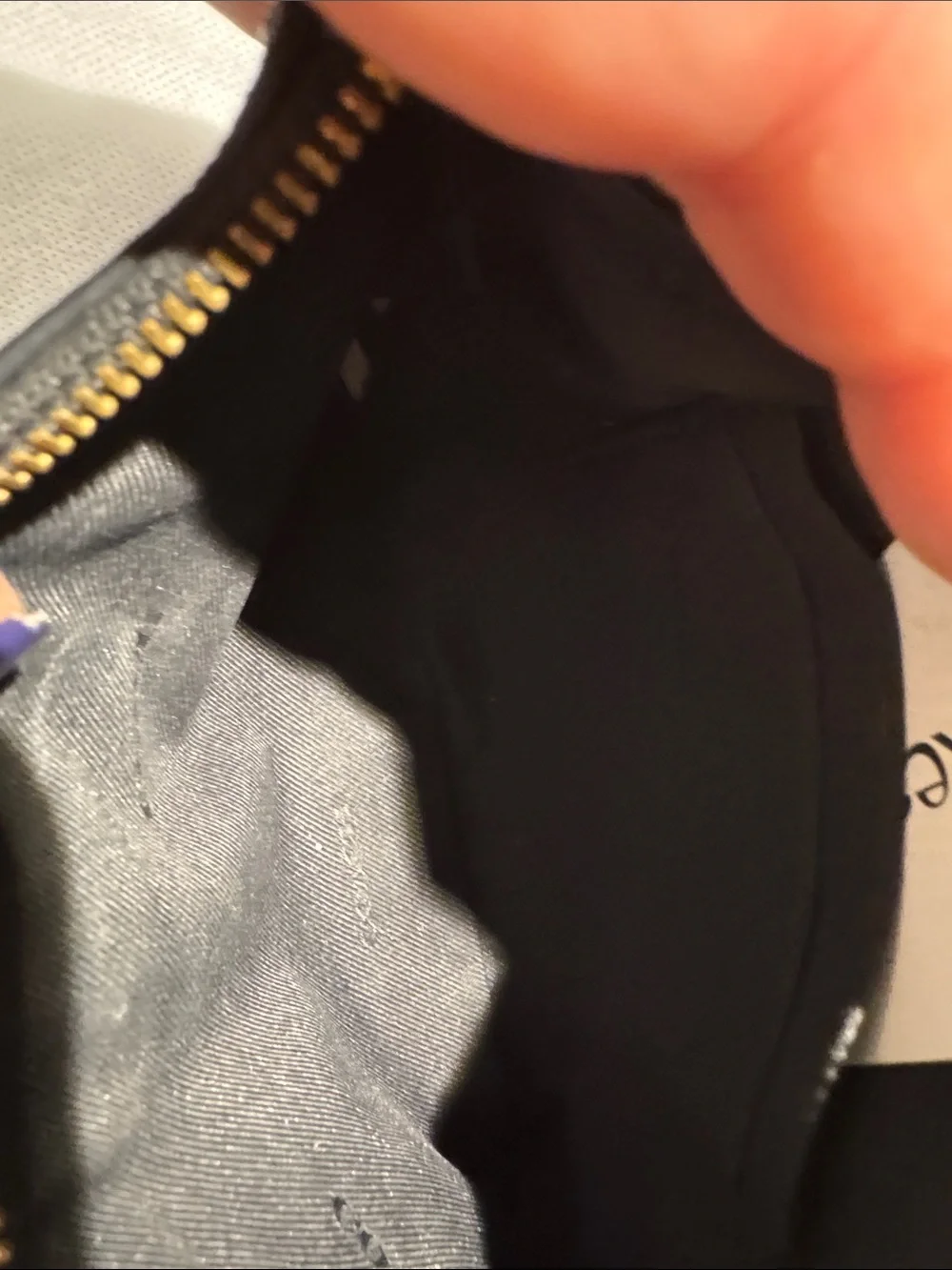 Coach Black Pebbled Leather Zip Wallet
